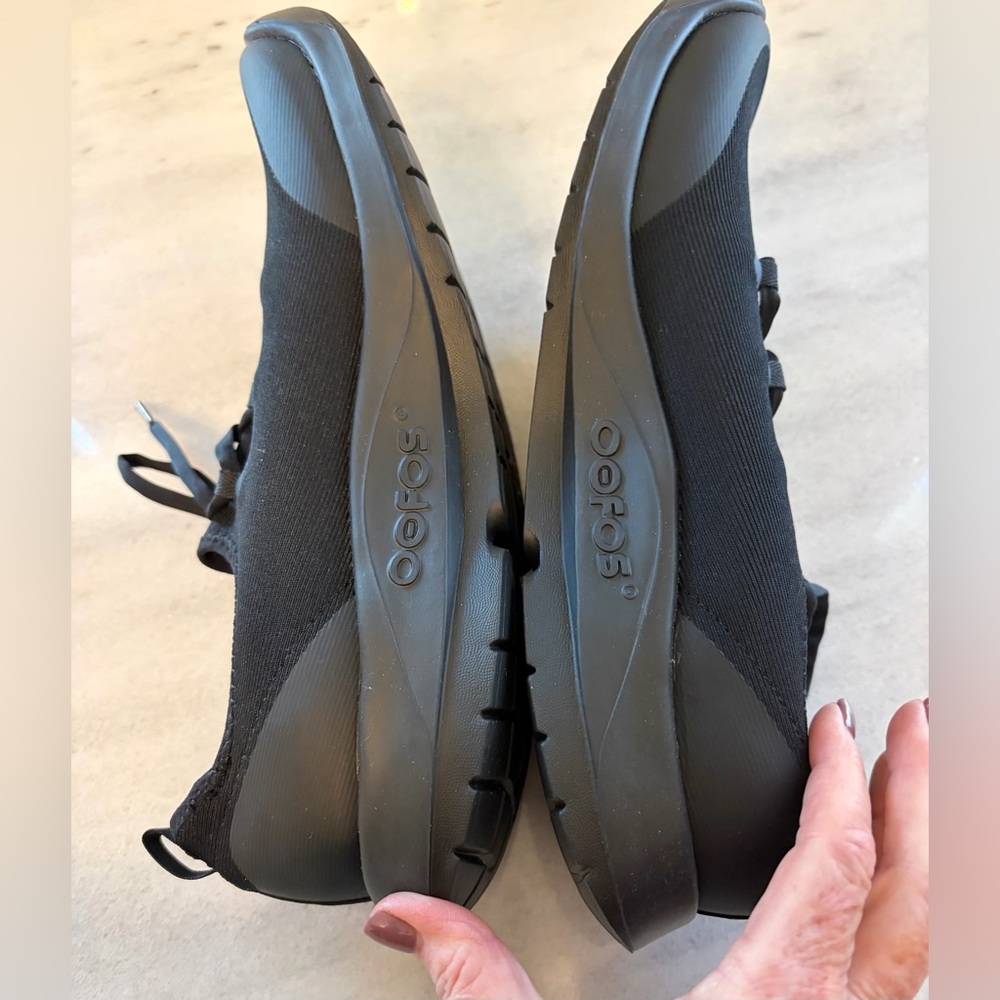 OOFOS Oomg men’s Recovery sneakers in black size 11 - Picture 8 of 11